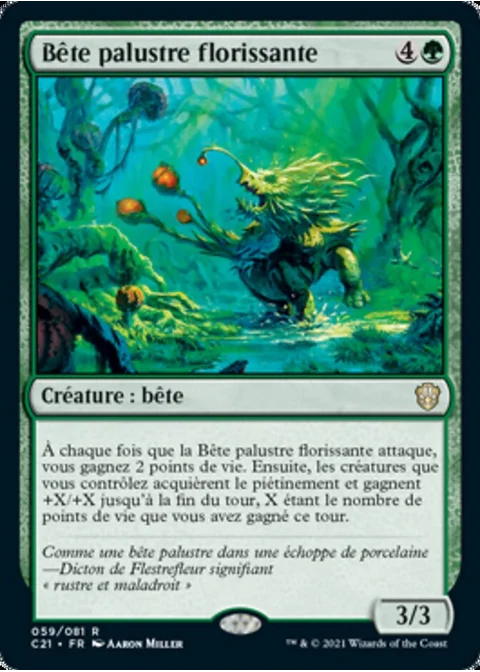 Bête palustre florissante