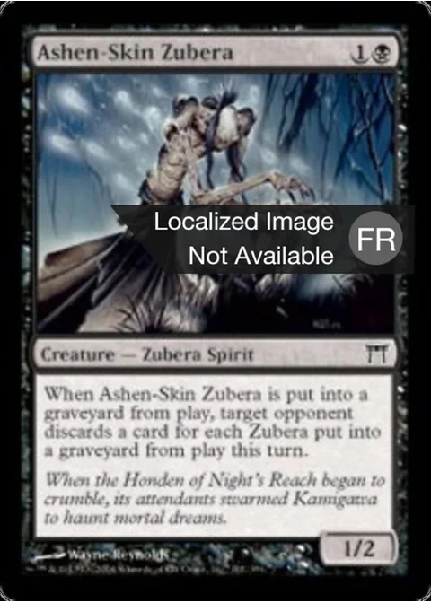 Zubera à la peau cendreuse