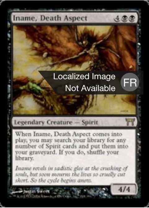 Iname, aspect de la Mort