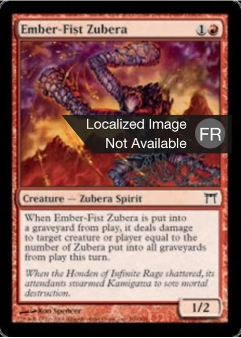 Zubera aux poings de braise