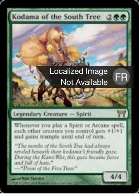 Kodama de l'Arbre du sud