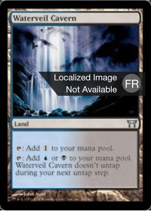 Caverne voilée d'eau