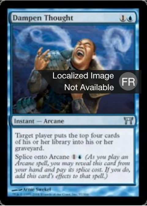 Pensée découragée