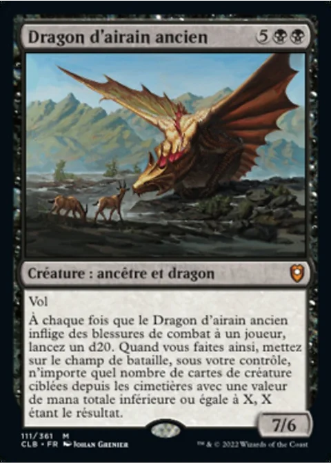 Dragon d'airain ancien