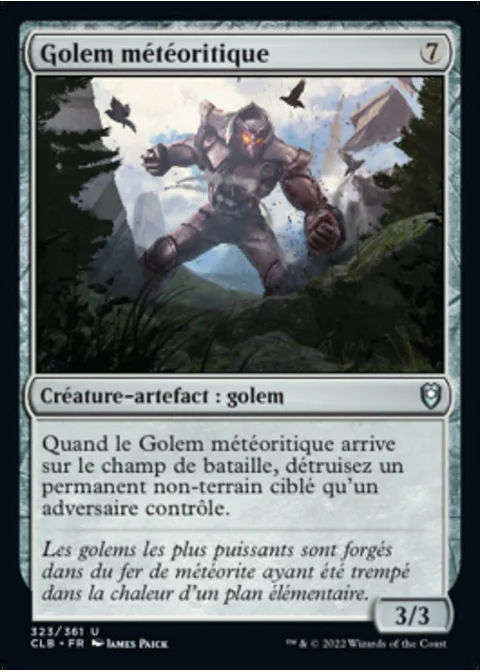 Golem météoritique