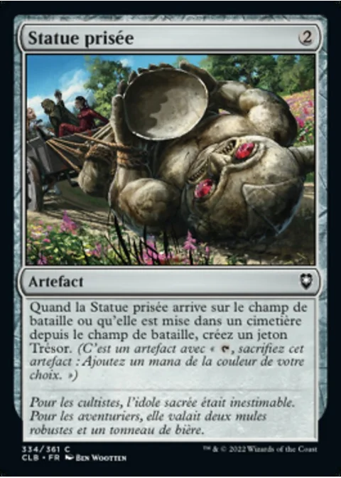 Statue prisée