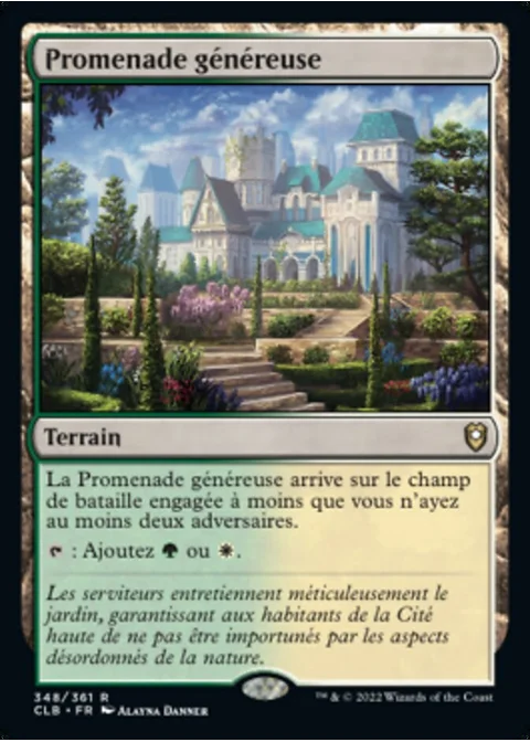 Promenade généreuse