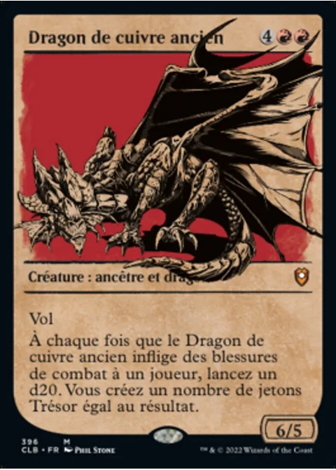 Dragon de cuivre ancien