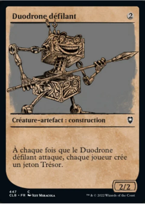 Duodrone défilant