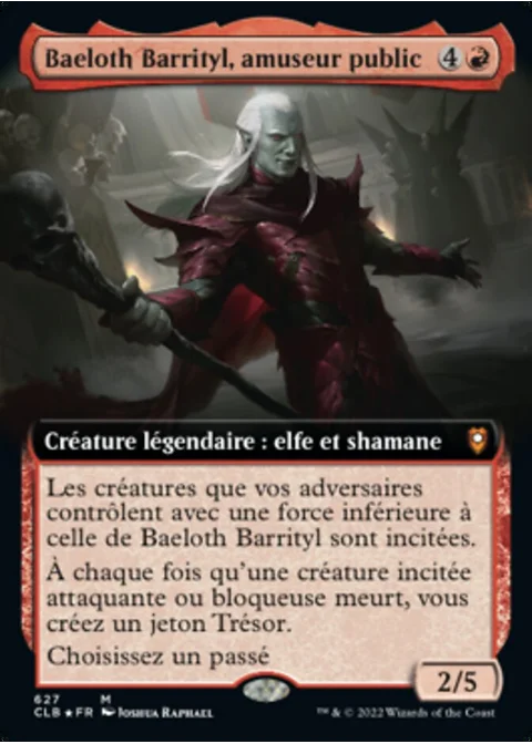 Baeloth Barrityl, amuseur public