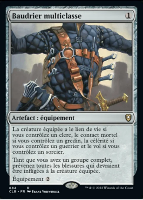 Baudrier multiclasse