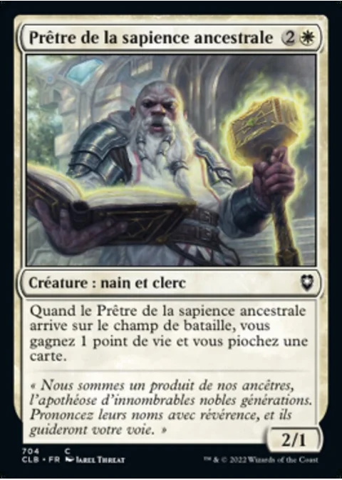 Prêtre de la sapience ancestrale