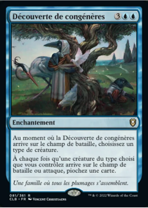 Découverte de congénères