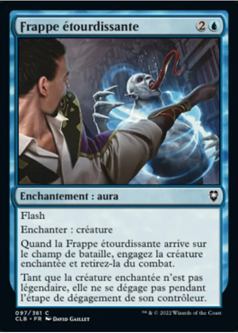 Frappe étourdissante