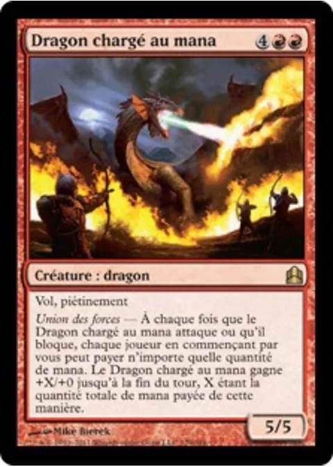 Dragon chargé au mana