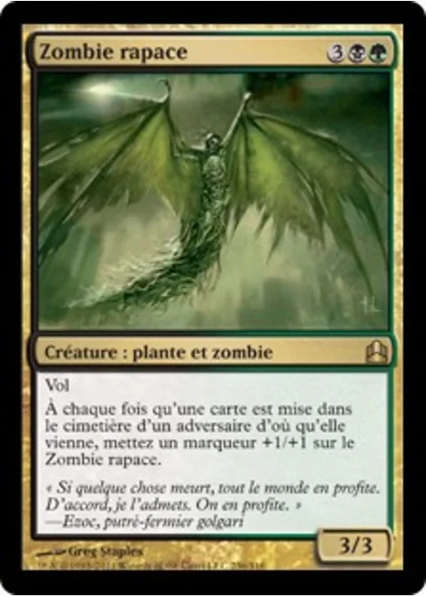 Zombie rapace