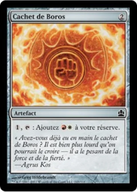 Cachet de Boros