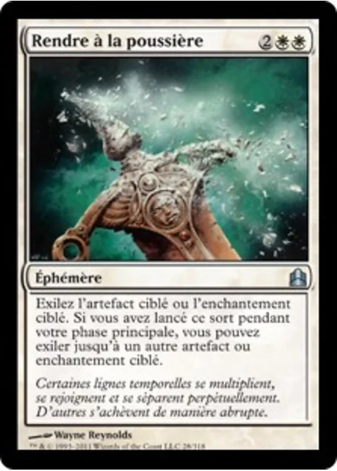 Rendre à la poussière