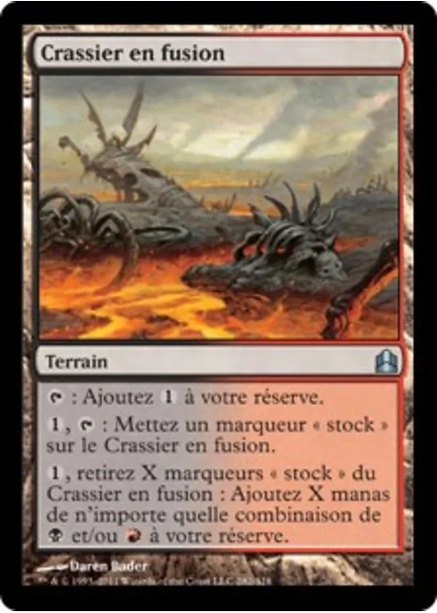 Crassier en fusion