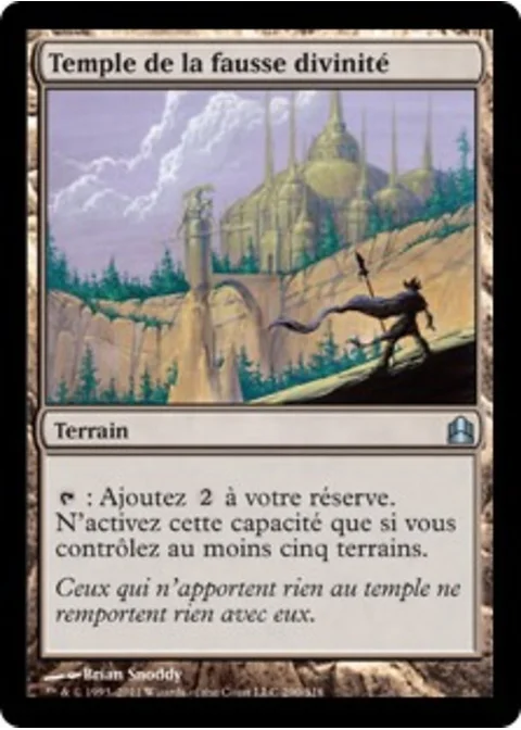 Temple de la fausse divinité