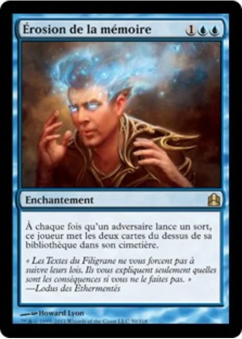 Érosion de la mémoire