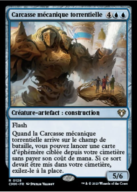 Carcasse mécanique torrentielle