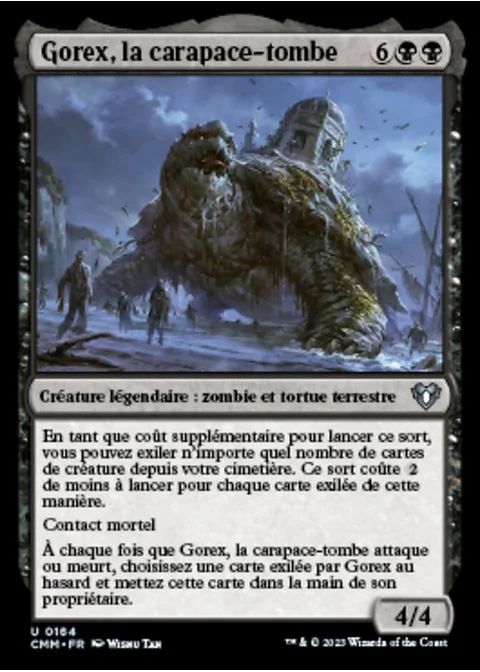 Gorex, la carapace-tombe