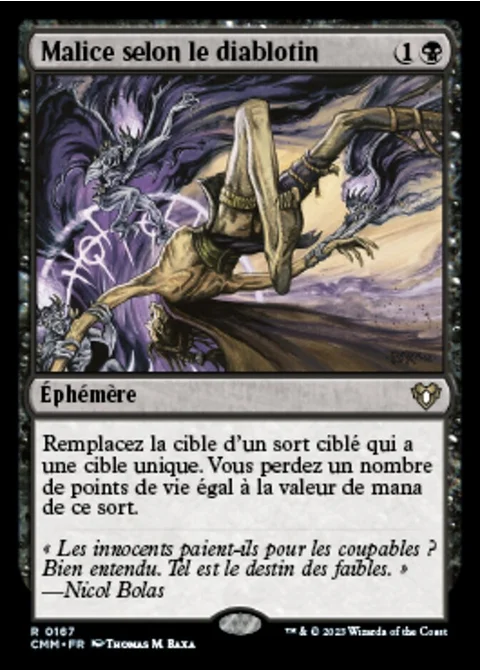 Malice selon le diablotin