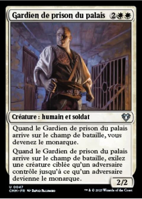 Gardien de prison du palais