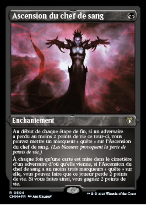 Ascension du chef de sang