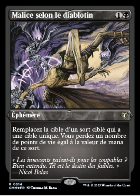 Malice selon le diablotin