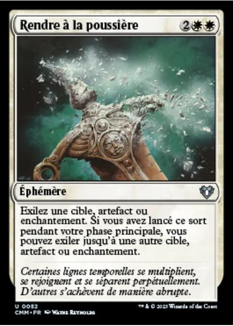 Rendre à la poussière