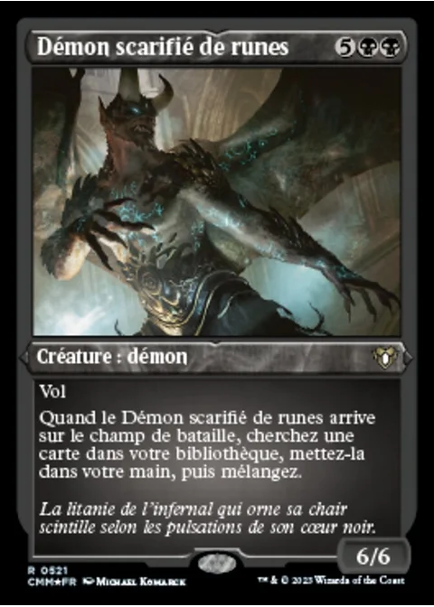Démon scarifié de runes