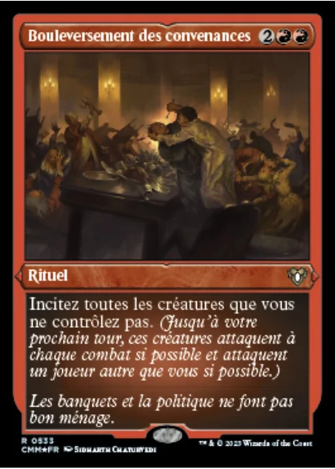 Bouleversement des convenances