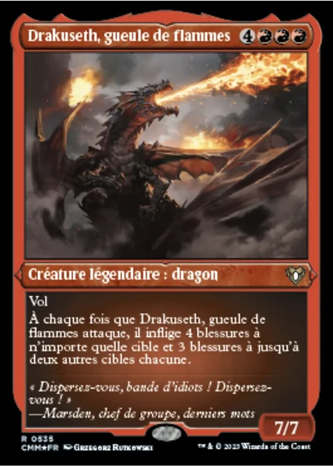 Drakuseth, gueule de flammes