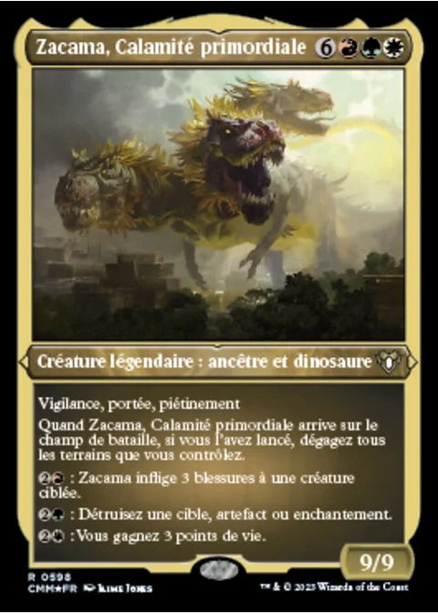 Zacama, Calamité primordiale