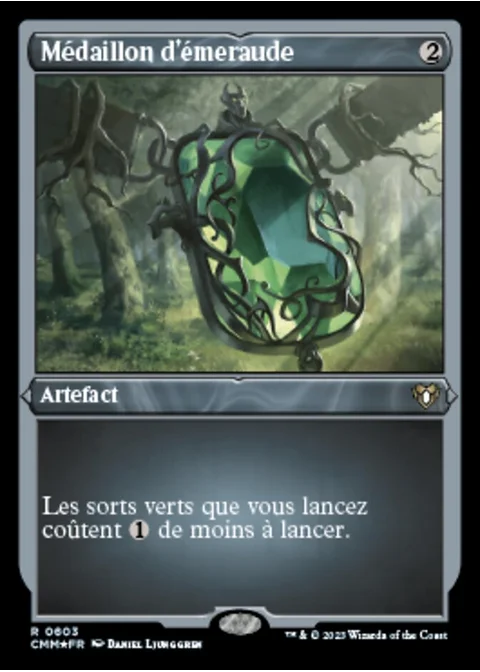 Médaillon d'émeraude