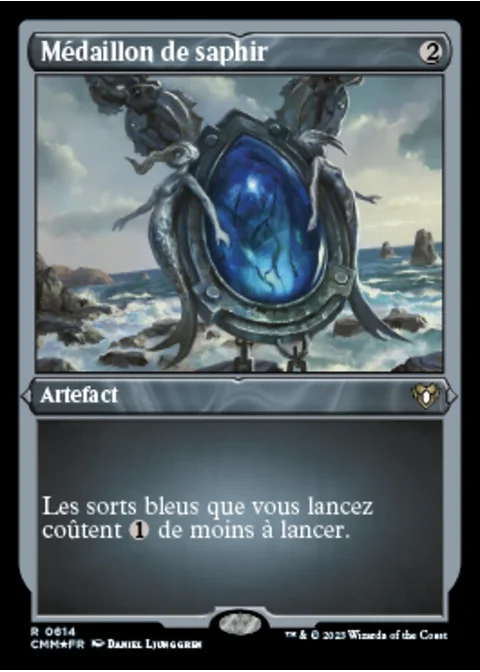 Médaillon de saphir