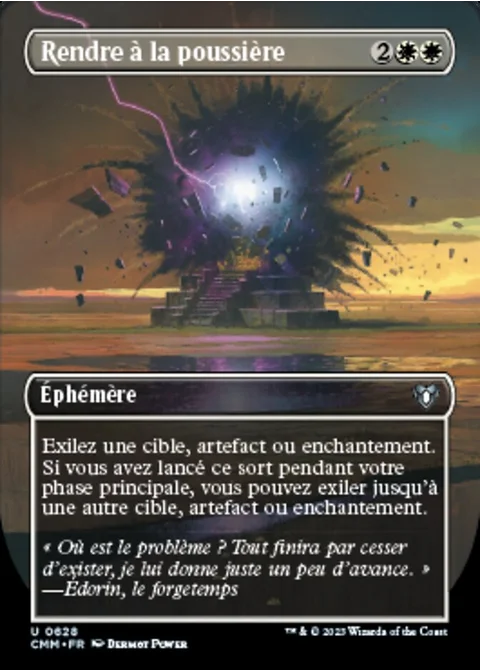 Rendre à la poussière