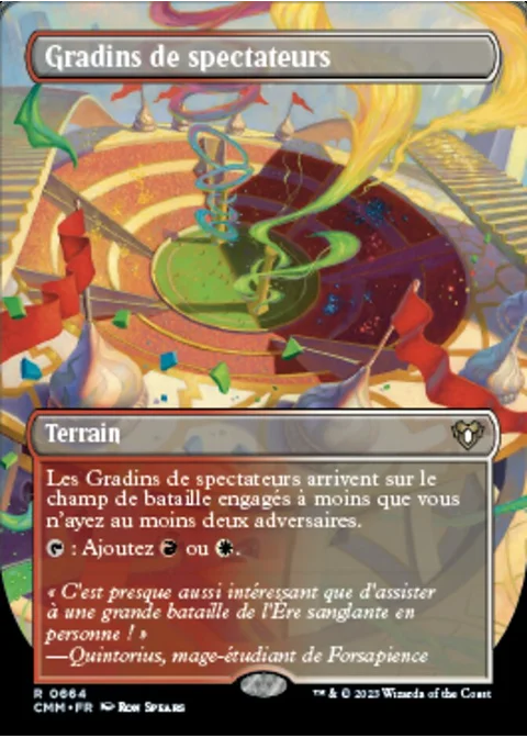 Gradins de spectateurs