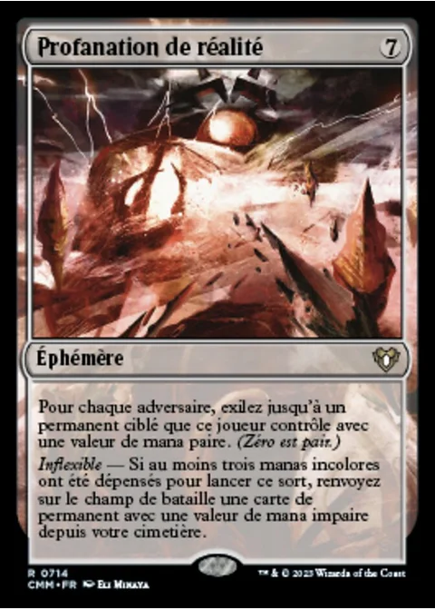 Profanation de réalité