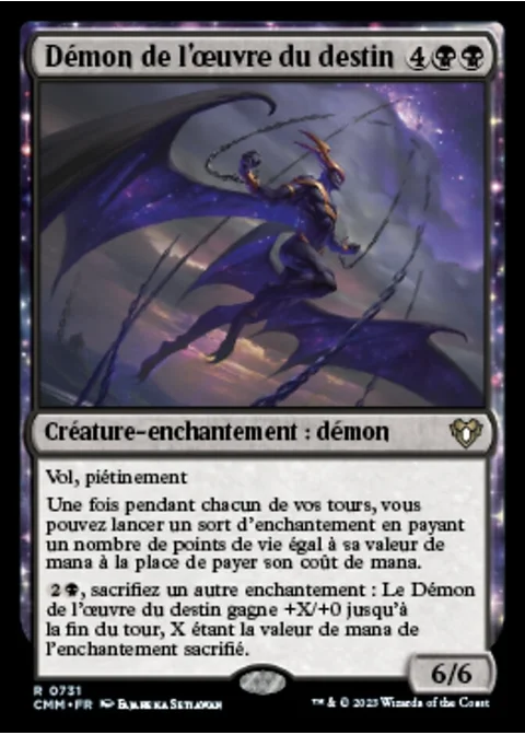 Démon de l'œuvre du destin