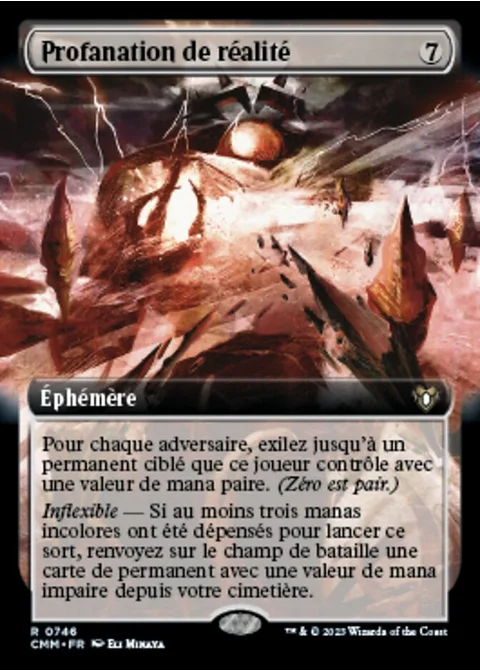 Profanation de réalité