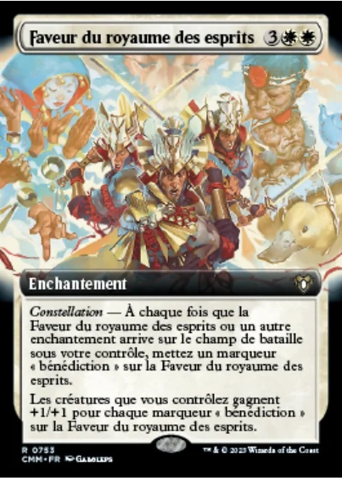 Faveur du royaume des esprits