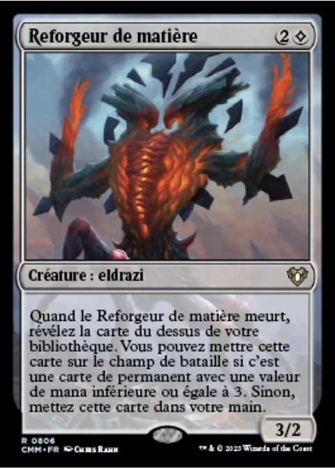 Reforgeur de matière