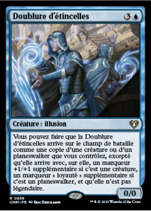 Doublure d'étincelles