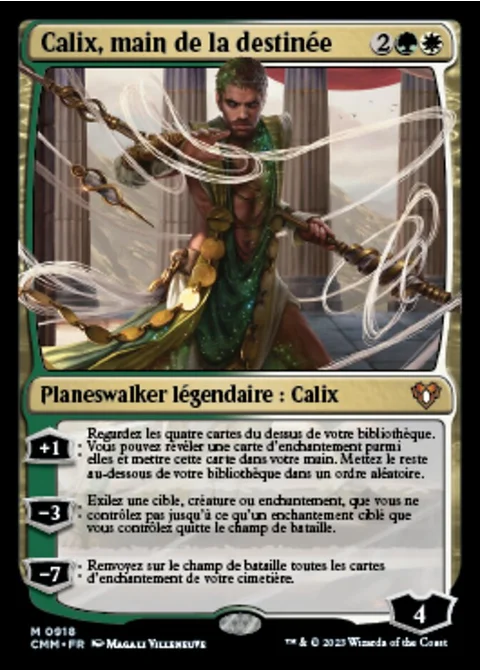 Calix, main de la destinée