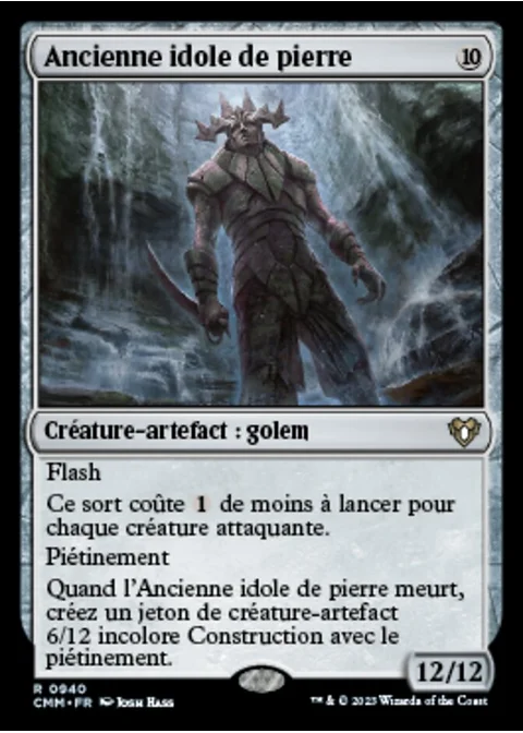 Ancienne idole de pierre