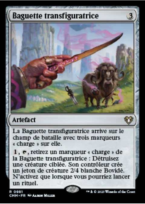 Baguette transfiguratrice