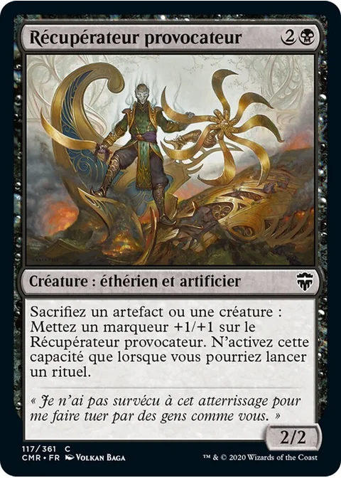 Récupérateur provocateur